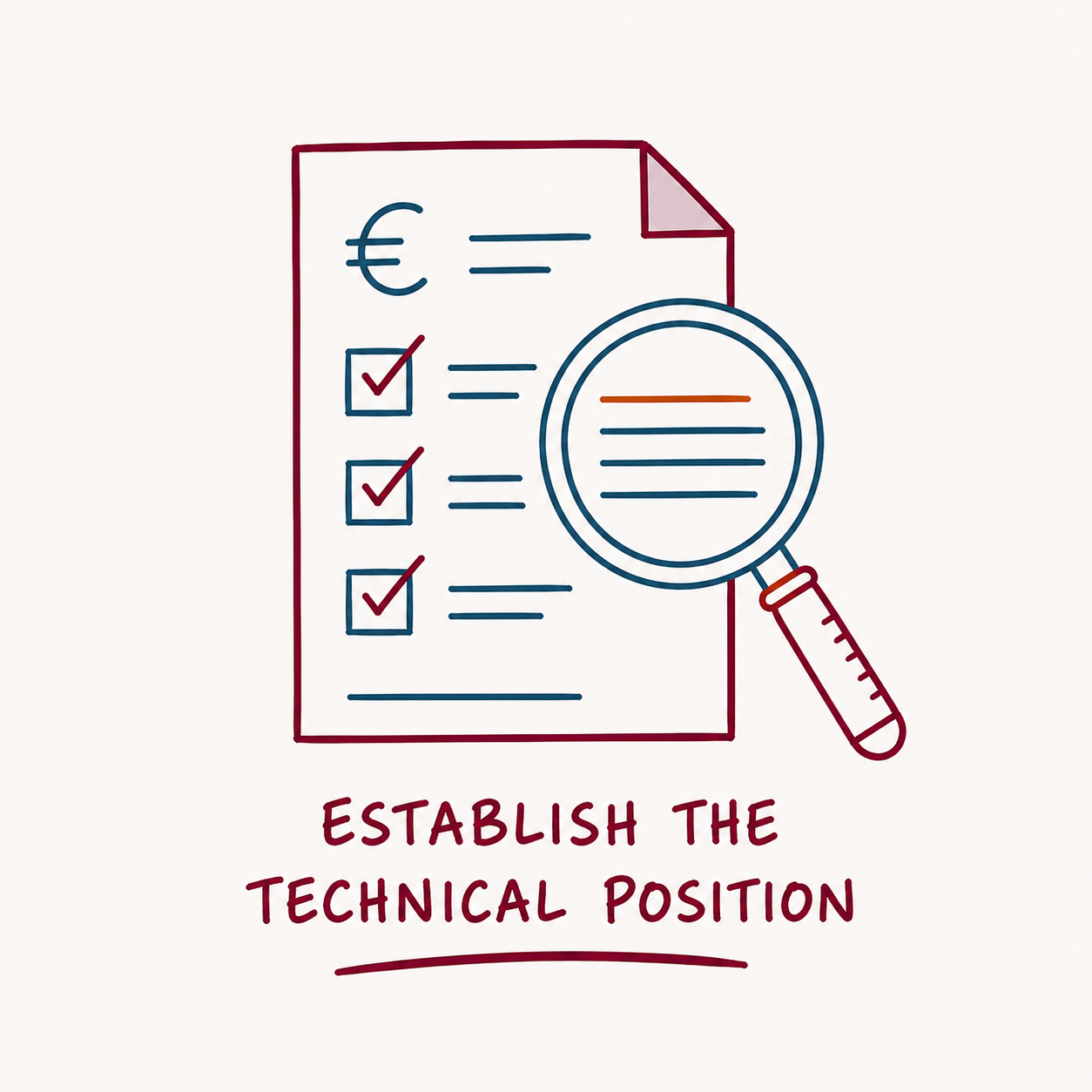 Tax technical review illustration