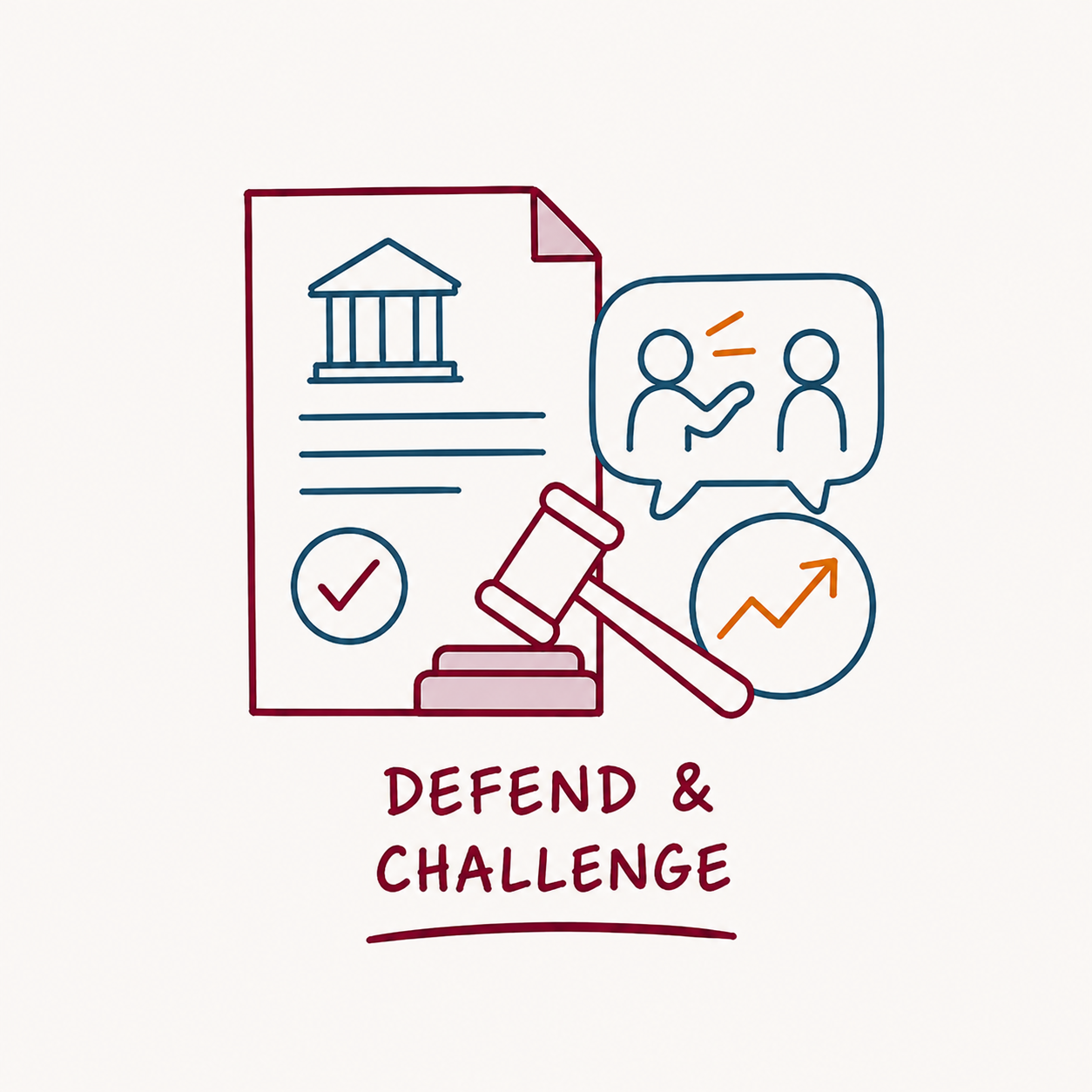 Tax appeal and dispute representation illustration